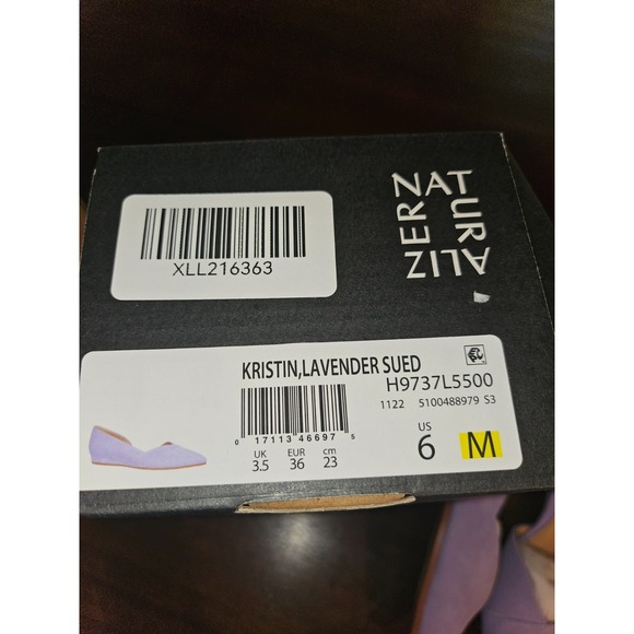 Naturalizer Womens Kristin Pointed Toe Slip On Lavender Suede Shoes Women's 6M - Picture 8 of 8